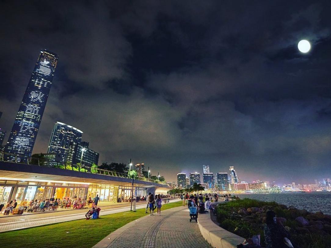 Admire the Full Moon in Art Park