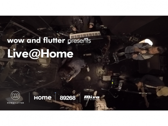 Wow and Flutter presents - Live@Home