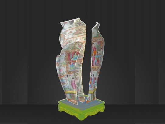 Contemporary Hong Kong Canton Porcelain